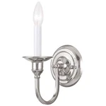 Livex Lighting Cranford Wall Sconce Polished Nickel. Fixed Price $117.99.