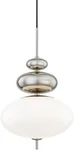 Mitzi H347701-PN Elsie 1-LIGHT Pendant, Polished Nickel Finish With Modern Style. Fixed Price $490.00.