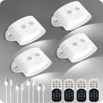Goebleson Battery Operated Wall Sconces 4 Pack Rechargeable Remote. Fixed Price $53.78.