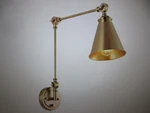 Mlian Vintage Adjustable Swing Arm Wall Lamp Foldable Gold Light. Fixed Price $45.55.