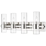 Z-lite 343-4V-PN Lawson Light 32 Inch Polished Nickel Vanity Wall. Fixed Price $334.00.