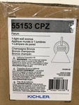 Kichler Farum 9.5 In. 1-LIGHT Champagne Bronze Wall Sconce Opal Glass Shade. Fixed Price $54.99.