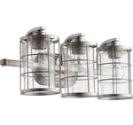 Quorum Internation Model# 5364-3-7 "ellis" Vanity Light- Lte-glass Shades. Fixed Price $99.00.