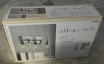Allen + Roth Shiloh 3-LIGHT Vanity Bar Polished Chrome Finish #2525804 Nib. Fixed Price $55.00.