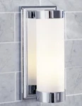 Pottery Barn Hayden Hardwired Single Tube Wall Sconce 13" Chrome #9336253 New. Fixed Price $105.00.