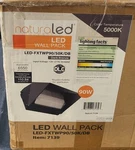 Naturaled Wall Pack Light LED-FXTWP90/50K/DBDARK Bronze 120 277V 5000K #7139. Fixed Price $59.95.