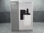 Dsi Lighting Jaylin 6" 1-LIGHT Matte Black Sconce W/ Clear & Frosted Glass Shade. Fixed Price $35.99.