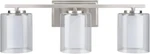 62103A, Three-light Metal Bathroom Vanity Wall Fixture, 23" Wide, Transiti. Fixed Price $183.99.