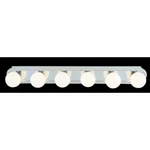 Volume Lighting 6-LIGHT Chrome Bathroom Vanity, V1126-3. Fixed Price $54.99.