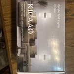 Kicaao Acrylic Wall Light 4 Pack Modern Led. Fixed Price $25.00.