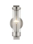 Livex Lighting 10141 Castleton 12" Tall Commercial Wall Sconce - Nickel. Fixed Price $121.96.