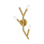 Dainolite MOR-203W Morgan Light 20" Tall Wall Sconce Brass. Fixed Price $126.00.