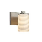 Justice Design Limoges Wall Sconce In Brushed Nickel POR-8441-10-SAWT-NCKL. Fixed Price $156.96.
