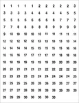 5X Stickers Numbered 1-30 Sequential White Tiny 1/2" Circle Labels Consecu. Fixed Price $5.95.