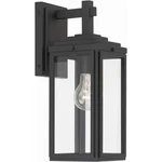 Crystorama BYR-80101-MK Byron Light 14 Inch Matte Black Outdoor Sconce. Fixed Price $248.00.