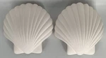Justice Design CER-3730 Scallop Shell 2002 Beach Light Fixture Clay Sconces Only. Fixed Price $159.74.