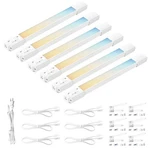 Parmida 6 Pack Led Under Cabinet Lighting Kit, 12 Inch, 5CCT Color Selectable.... Fixed Price $80.34.