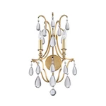 Open Box: Hudson Valley Crawford Light Wall Sconce, Aged Brass HV9302-AGB. Fixed Price $199.99.