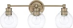 Capital Lighting 121131AD-426 Mid Century Vanity Aged Brass. Fixed Price $258.00.