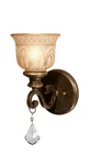 Crystorama 7501-BU-CL-MWP Norwalk 1-LIGHT Hand Cut Crystal Sconce. Fixed Price $194.00.
