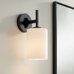 Possini Euro Nanni 12" High Matte Black Wall Sconce. Fixed Price $99.99.
