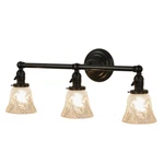 Meyda Lighting 3-LT 25" Revival Wreath & Garland Vanity Light, Brown 146608. Fixed Price $1308.96.