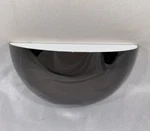 Vintage Troy Lighting Mirrored Quarter Sphere Wall Sconce Flos Quarto Style. Fixed Price $69.00.