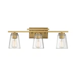 Savoy House Calhoun 3-LIGHT Bathroom Vanity Light, Warm Brass 8-1020-3-322. Fixed Price $173.40.