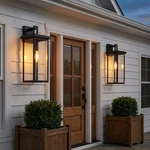 Pack 20'' Outdoor Led Wall Light Porch Sconce Fixture For Patio Hallway Indoor. Fixed Price $175.99.