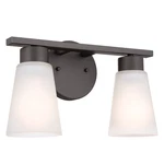 Kichler 55120 Stamos Light 13"W Vanity - Bronze. Fixed Price $55.98.