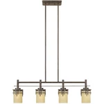 Designers Fountain 82138-WM Mission Ridge Island Light Warm Mahogany. Fixed Price $384.75.