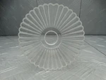 Glass Shade For Hampton Bay 21" 3-LIGHT Chrome Vanity With Reeded. Fixed Price $13.99.