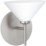 Besa Lighting 1SW-117607-SN Kona Wall Sconce Satin Nickel. Fixed Price $247.50.