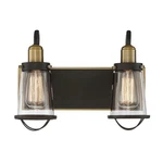 Savoy House Lansing 2LT Bathroom Vanity Light, Bronze/brass 8-1780-2-79. Fixed Price $226.00.