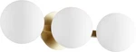 Quorum Transitional 3-LIGHT 6" Bathroom Vanity In Aged Brass. Fixed Price $237.00.