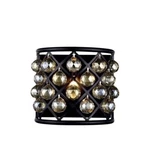 Elegant Lighting Madison 12" Royal Crystal Wall Sconce Mocha Brown. Fixed Price $332.00.