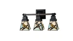 Meyda Tiffany 98392 Backyard Friends Light 20"W Bathroom Vanity - Multicolor. Fixed Price $563.40.
