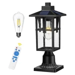 Solar Post Lights, Hwh Dusk To Dawn Outdoor Lamp Fixture 2700K Wit.... Fixed Price $106.29.