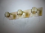 Golden Lighting Remy 24.75 In. 3-LIGHT Brushed Champagne Bronze Vanity. Fixed Price $104.45.