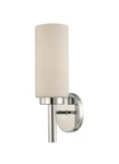 New! Volume Lighting V2121 Chrome 13.75"H Wall Sconce With 1-LIGHT & White Glass. Fixed Price $43.00.
