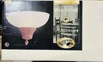 Hampton Bay Glass Wall Sconce Lighting Fixture Bedroom Home Decor. Fixed Price $13.99.