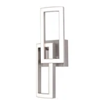 Afx Lighting Wall Sconce, Painted Nickel/white - SIAS0717LAJUDNP. Fixed Price $137.60.