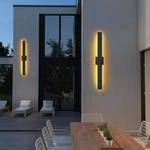 Uixe 31.94 In. Black Outdoor Led Wall Lights Sconce For Yard Porches (2-PACK). Fixed Price $87.99.