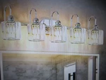 Rrtyo Avenlur 37.4 In. 5-LIGHT Glam Chrome Crystal Bathroom Vanity. Fixed Price $94.95.