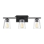 Savoy House Calhoun 3-LIGHT Bathroom Vanity Light, Black 8-1020-3-BK. Fixed Price $173.40.