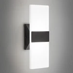 Lightfuze 12 Inch Modern Led Wall Sconce, Indoor Dimmable Pack, Matte Black. Fixed Price $43.47.