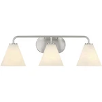 Savoy House Lighting 8-2988-3-SN Blair Bathroom Vanity Satin Nickel. Fixed Price $218.00.