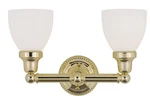 Livex Lighting 1022-02 Classic Bathroom Vanity Polished Brass.. Fixed Price $77.00.