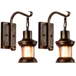 Moonkist Vintage Glass Wall Sconce Fixtures 2-PACK, Rustic Nordic. Fixed Price $101.81.