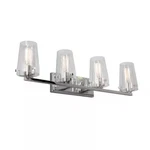 Creek Crossing 33.75 In. 4-LIGHT Chrome Bathroom Vanity Brand New. Fixed Price $39.96.